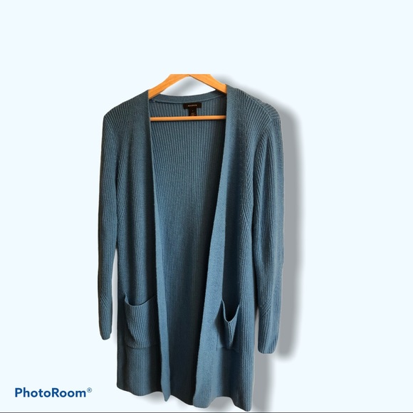 Halogen Long Ribbed Cardigan - Picture 5 of 5